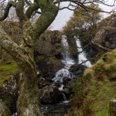 Isola di Mull scozia Eas Fors Waterfall