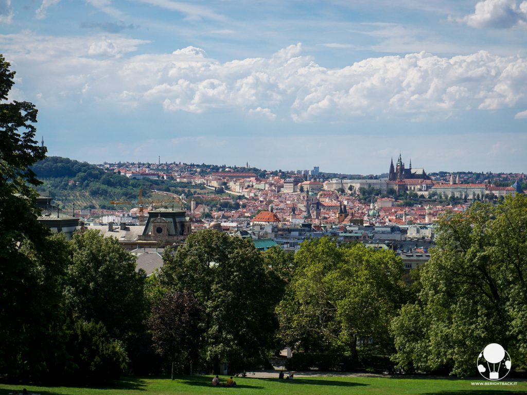 riegrovy sady vinohrady parco con vista