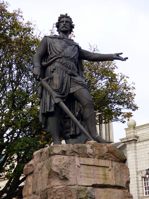 statua william wallace braveheart aberdeen braveheart mel gibson william wallace
