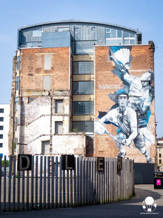 glasgow mural trail badminton glasgow mural trail badminton giochi commonwealth 2014